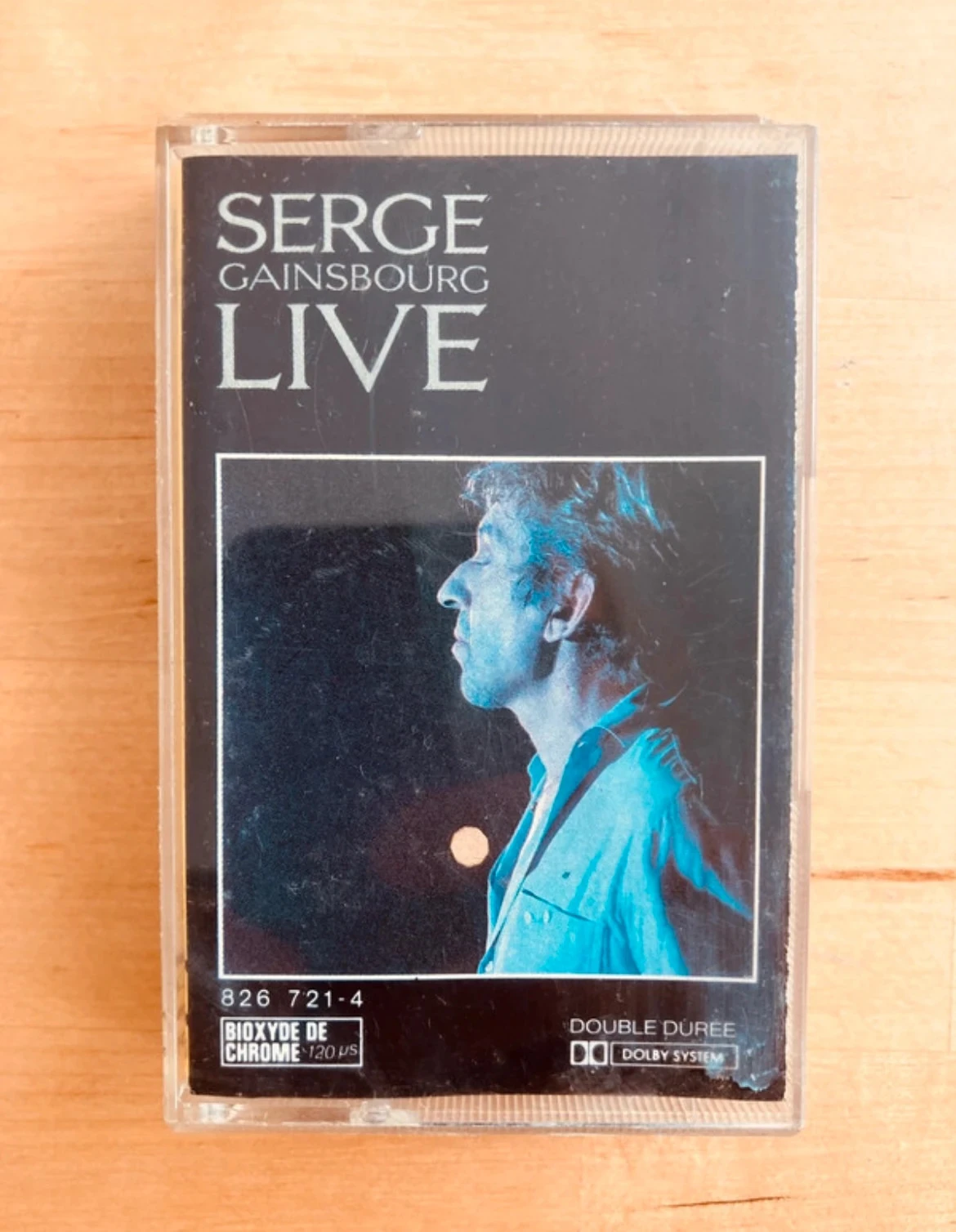 Cassette Serge Gainsbourg Live.
